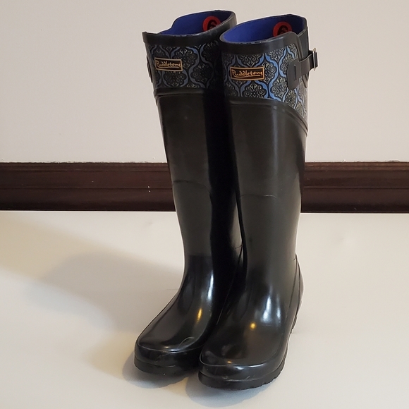 PUDDLETONS WOMEN RAIN BOOTS- SIZE 6 - Picture 8 of 13